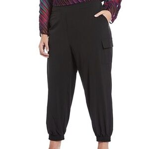 NWT Calvin Klein Tech Stretch Cargo Pocket Joggers in Black